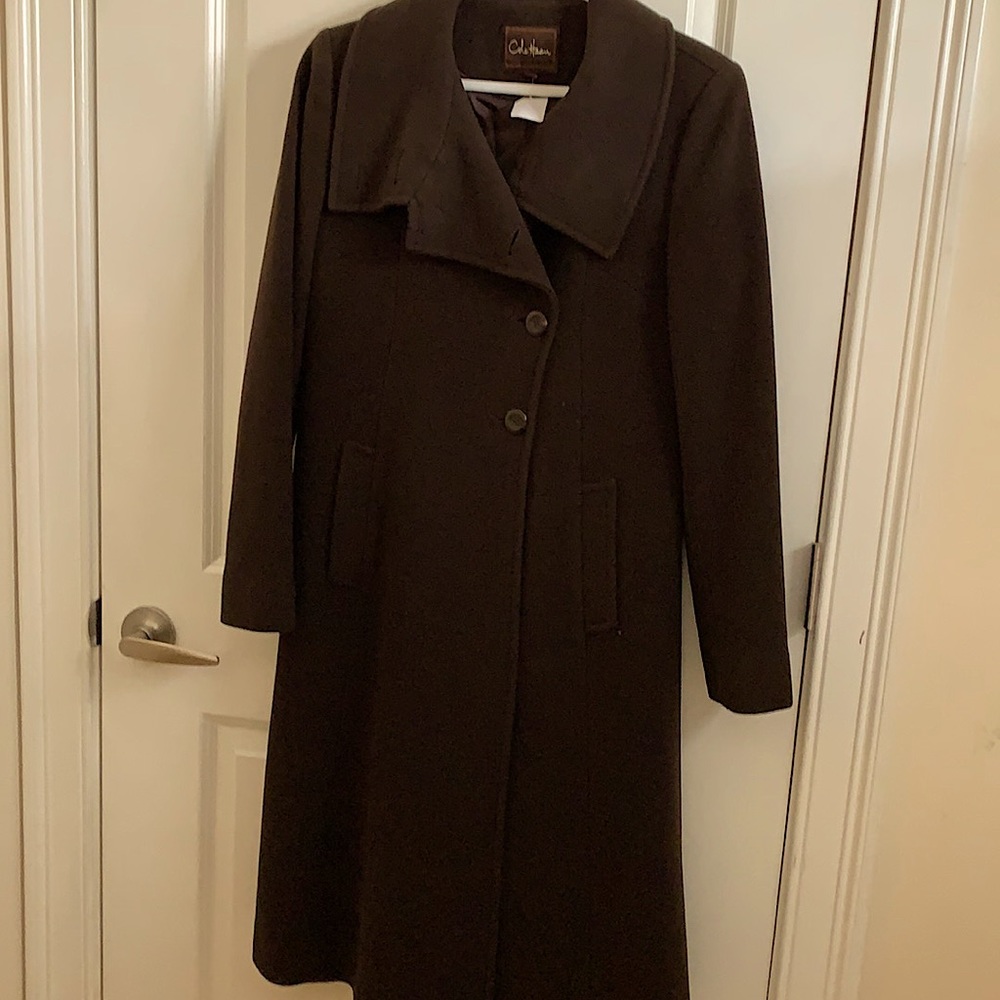 Cole Haan Women’s Brown Peacoat Wool/Cashmere